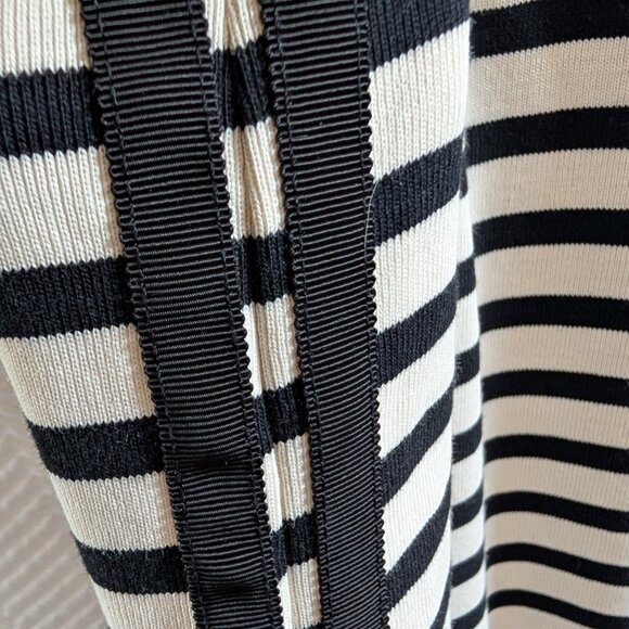 Rag & Bone Cream & Black Striped Knit Tank Dress 100% Cotton Small to Medium - Picture 7 of 13